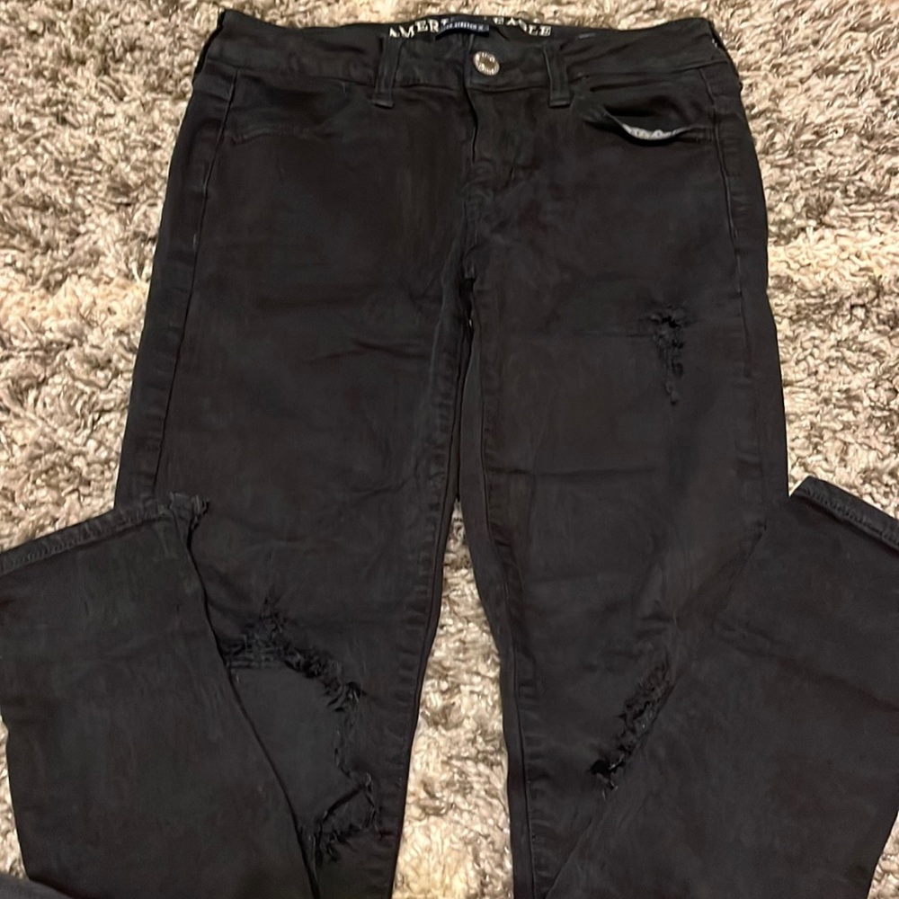 Black size 4 American Eagle jeans